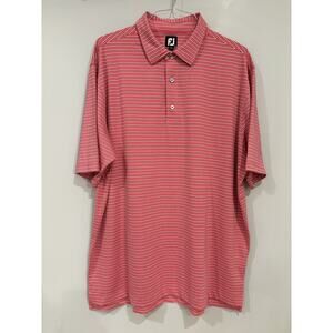 Footjoy Salmon golf stretch polo size 2XL mens